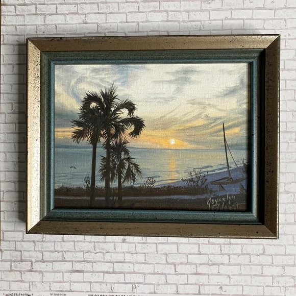 Joycelyn Padgett Other - Vintage Framed Oil Painting By Joycelyn Padgett